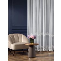 Тюль Arya Melani 300x250 8001885869777 (белый/серый)