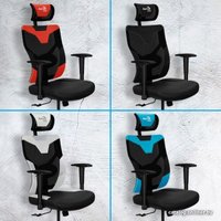 Игровое (геймерское) кресло AeroCool Guardian (черный/красный)