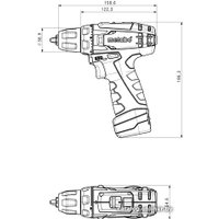 Дрель-шуруповерт Metabo PowerMaxx BS 600079500 (с 1-м АКБ и сумкой)