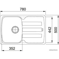 Кухонная мойка Franke Antea AZG 611-78 (сахара)