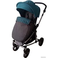 Универсальная коляска ForKiddy Siesta (3 в 1 + утепленный блок, бирюзовый)