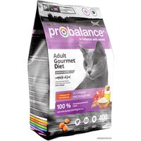 Сухой корм для кошек Probalance Gourmet Diet Adult Beef & Lamb (Говядина и ягненок) 400 г