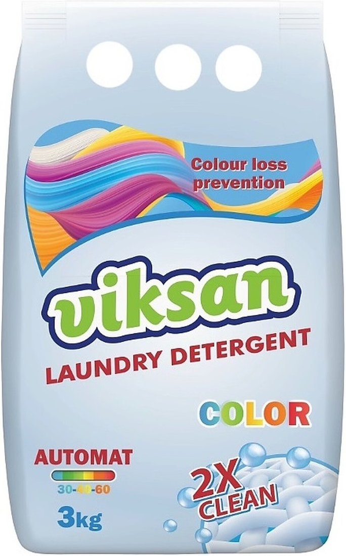 

Стиральный порошок Viksan 2X Clean 3 кг