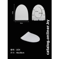 Сиденье для унитаза WeltWasser 004 GL-WT в Лиде