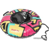 Тюбинг 21vek Vortex ТВ100 (желтый/бирюзовый/черный)