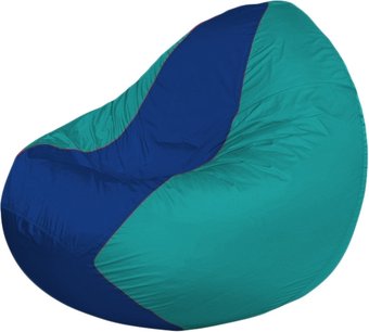 Кресло-мешок Flagman Classic K2.1-144 (бирюзовый/синий)