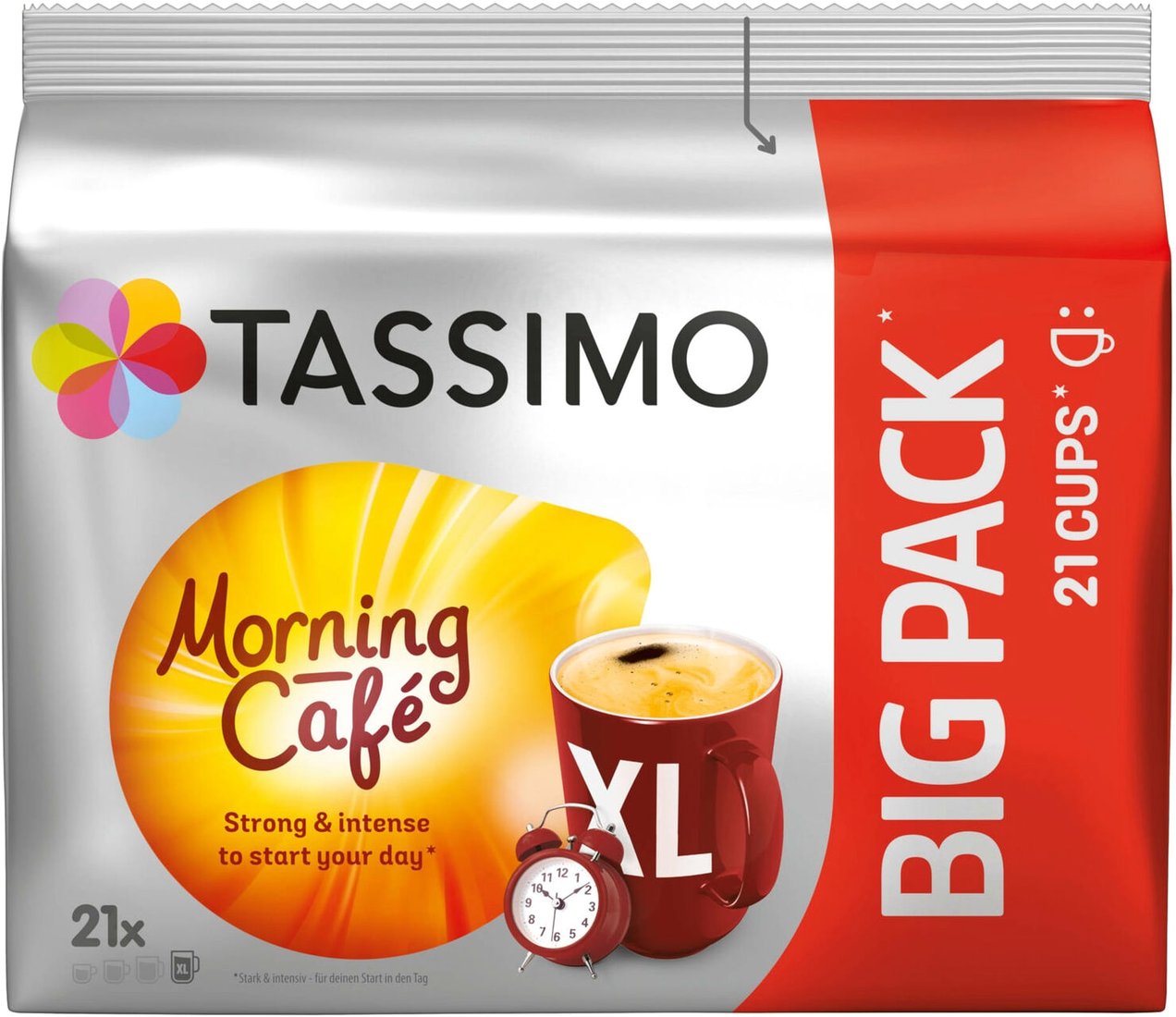 

Кофе в капсулах Tassimo Morning Cafe XL 21 шт