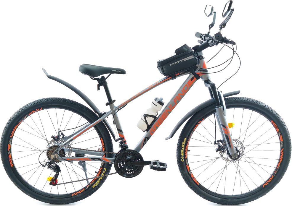 

Велосипед Greenland Draft 27.5 р.17 2025 (серый/оранжевый)