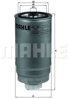 

Топливный фильтр Mahle Knecht KC182