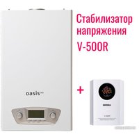 Отопительный котел Oasis Eco RE-26 + стабилизатор PROFline V 500 R