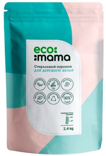 Стиральный порошок Ecomama для детского белья 2.4 кг