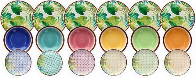 

Набор тарелок Tognana Madison Jungle Multicolor MC07018M148