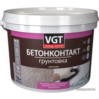 Акриловая грунтовка VGT ВД-АК-0301 Бетонконтакт (1.5 кг, белый)