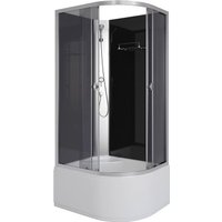 Душевая кабина Niagara Eco E110/80/40L/TN/BK 110x80x195