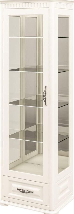 Шкаф-витрина Мебель Неман Марсель МН-126-12(1) (кремовый)