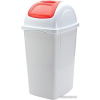 Мусорное ведро Bama Cont.Europa Lt.33 Bianco (33 л, белый/красный)