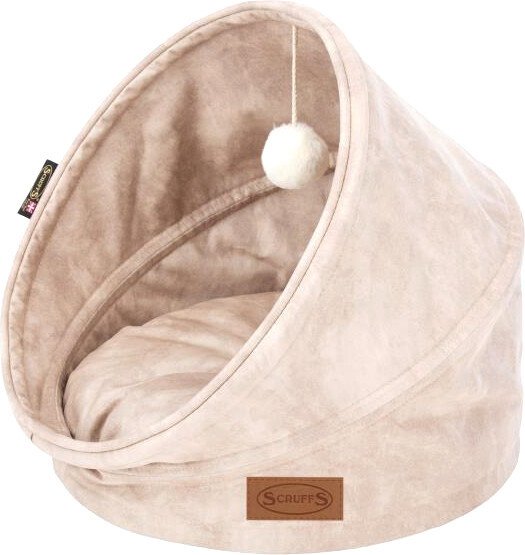 

Лежак Scruffs Kensington Cat Cave 661655 (бежевый)