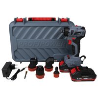 Дрель-шуруповерт Profipower MKBL-18BM (с 2-мя АКБ, кейс, сменные патроны)