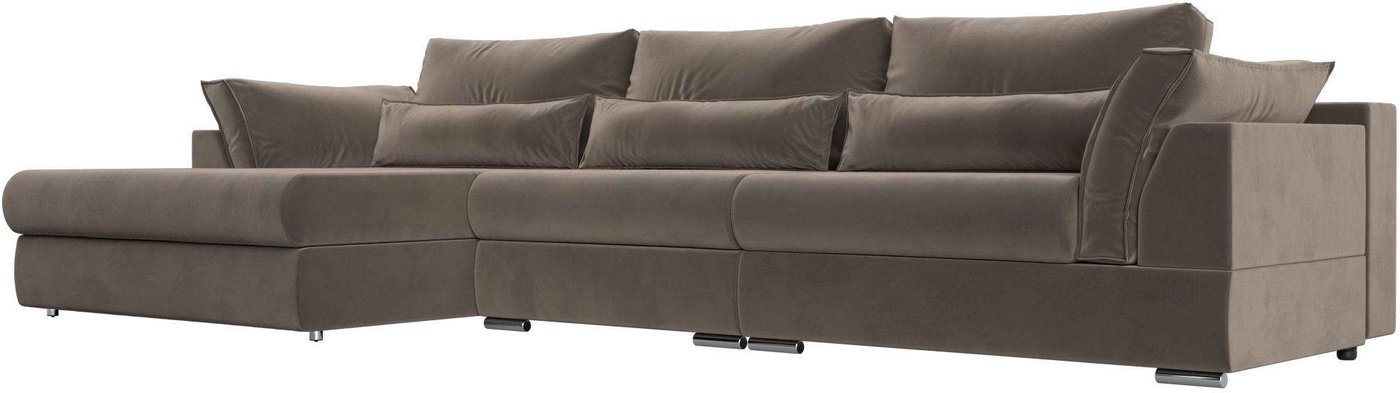 

Угловой диван Mebelico Пекин Long 115427L (левый, велюр, коричневый)