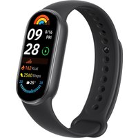 Фитнес-браслет Xiaomi Smart Band 9 NFC (черный, с черным силиконовым ремешком, китайская версия)