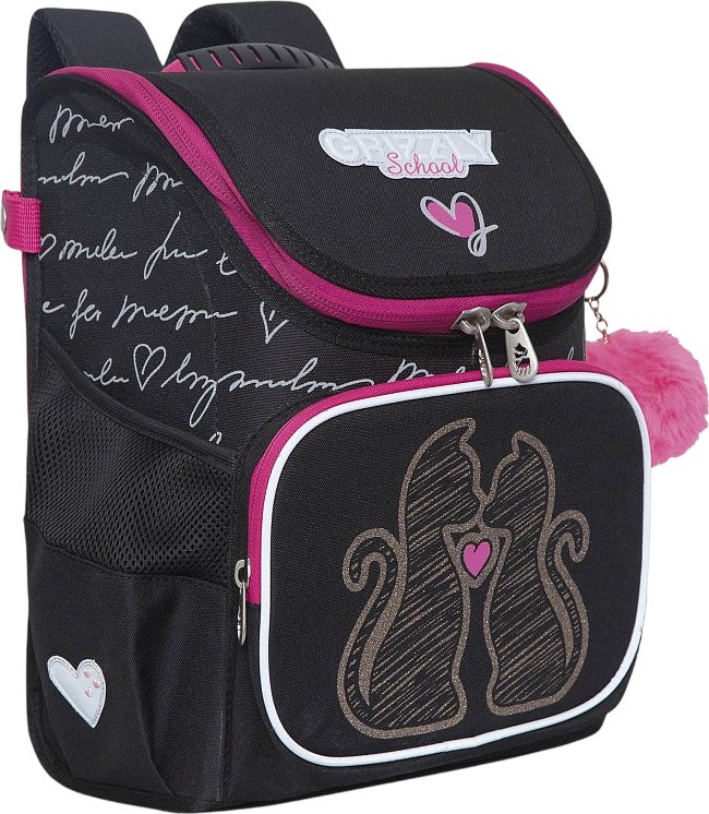 

Школьный рюкзак Grizzly RAl-294-2 (черный)