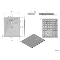 Душевой поддон Vincea VST-4SR1012W 120x100