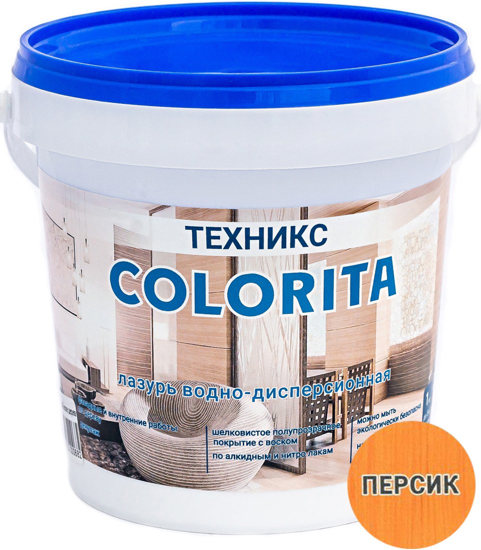

Лазурь Техникс Colorita ВД-АК-1 1 кг (персик)