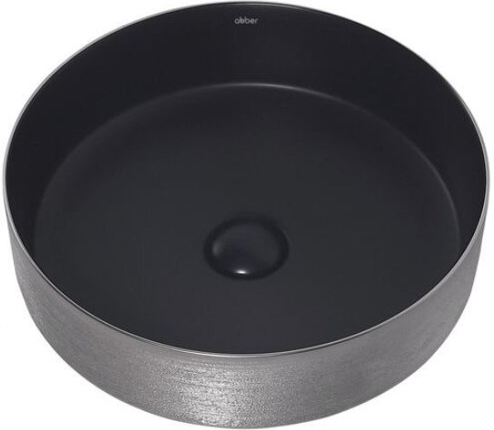 

Умывальник Abber Bequem AC2109BS (черный матовый с серебром)
