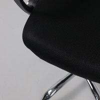 Офисное кресло AksHome Aria (ткань/сетка/экокожа, черный)