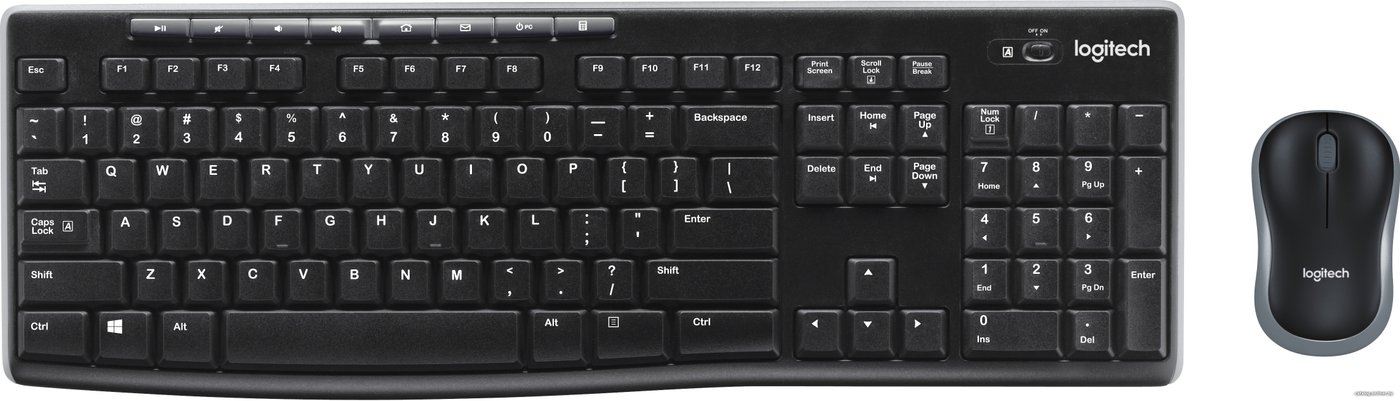 Офисный набор Logitech Wireless Combo MK270 920-003381 (с гравировкой)