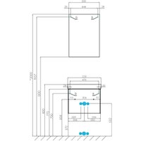  Акватон Тумба с умывальником Асти 55 1A2631V0AX2B0