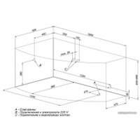 Ванна Aquanet Sofia 170x100 L (с каркасом и экраном)