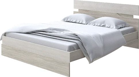 Кровать PROxSON Milton 140x200 (дуб шамони светлый 124/ясень шимо светлый)