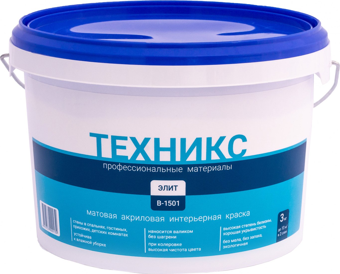 

Краска Техникс Элит В-1501 P 3 кг (белый)