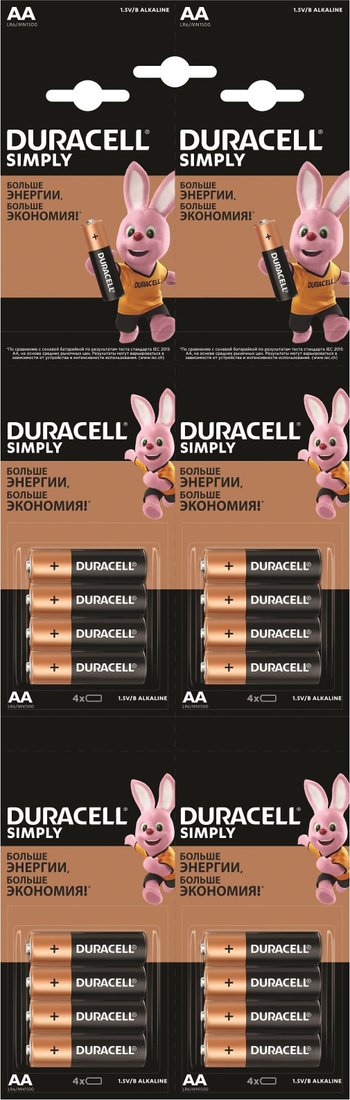 

Батарейка DURACELL LR3 HBDC 16 шт
