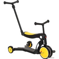 Трехколесный самокат Pituso HD-200B (черный/желтый)