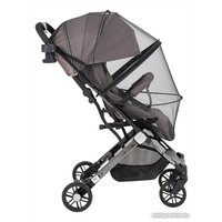 Коляска прогулочная «книга» Farfello Comfy Go Comfort CG-302 (серый/черный хром)