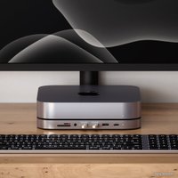 USB-хаб Satechi Aluminum Stand & Hub for Mac Mini ST-ABHFM (серый)