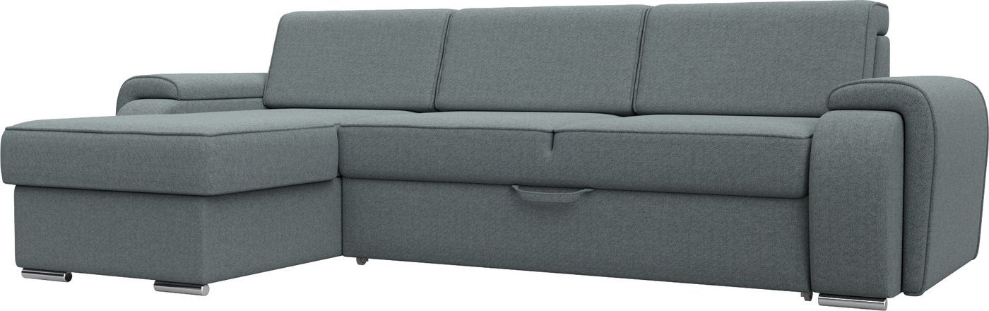 

Угловой диван Лига диванов Лига-025 левый 122889L (рогожка амур серый)