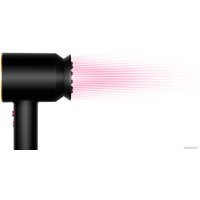 Фен Dyson HD15 Supersonic (с переходником на евровилку, черный оникс/золотистый)