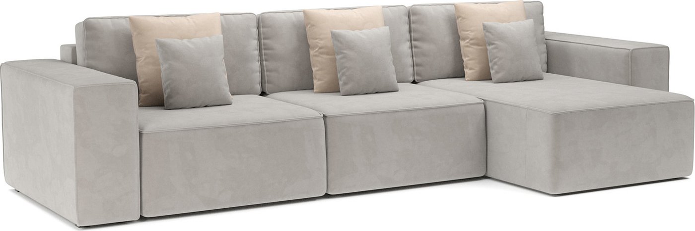 

Угловой диван Мебель-АРС Фессалия правый угол (Cabrio 02 бежевый)