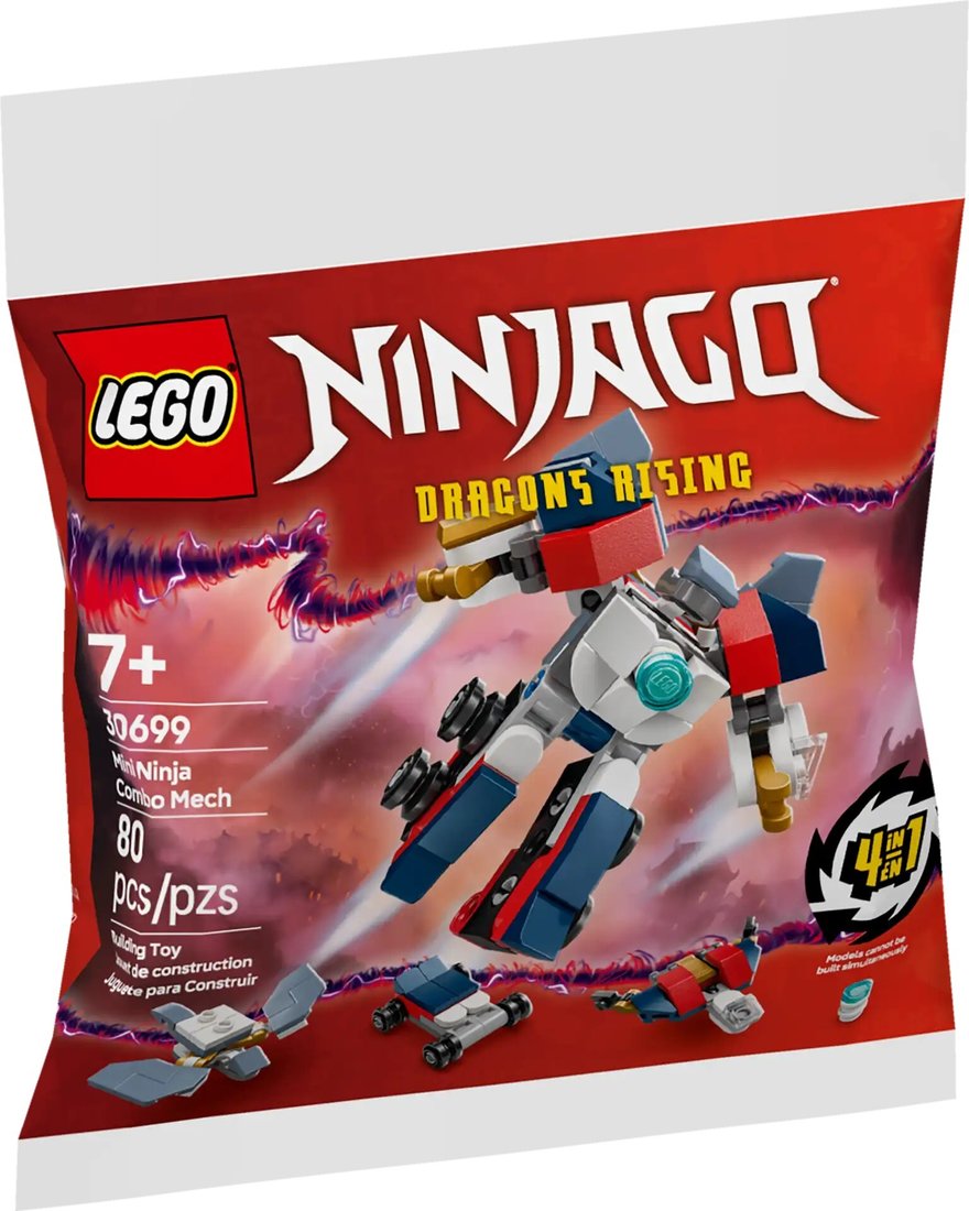 

Конструктор LEGO Ninjago 30699 Мини-Ниндзя комбо-робот