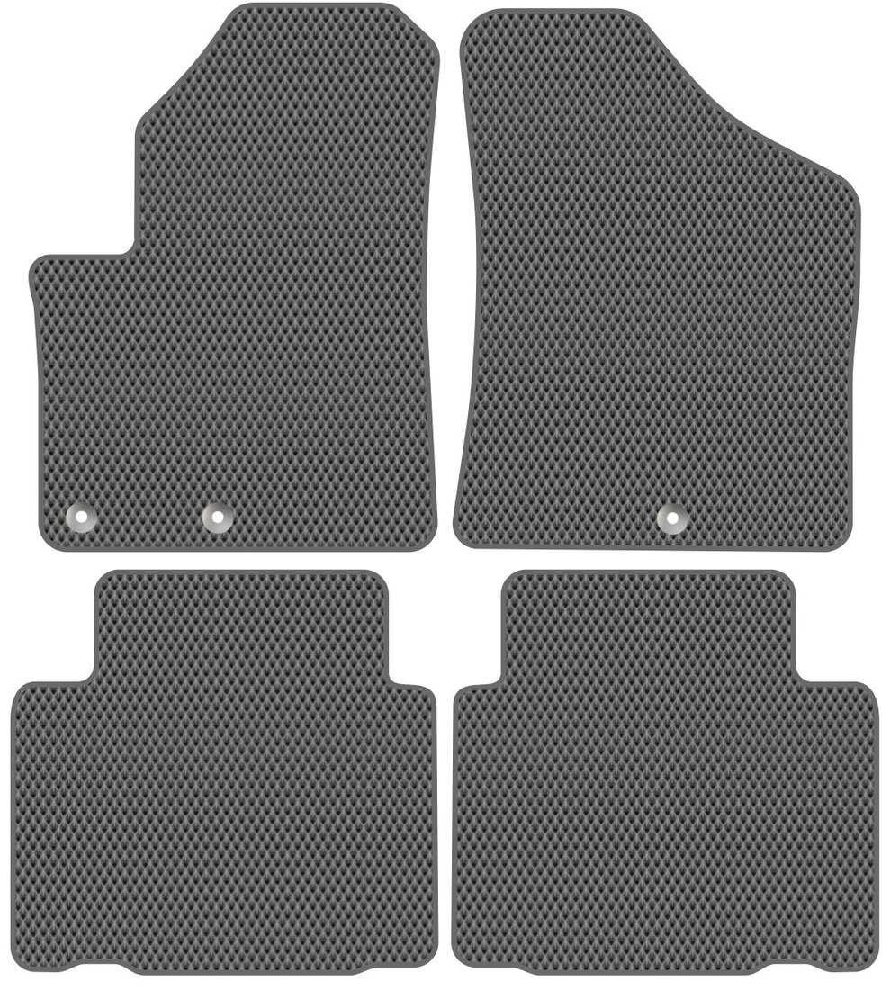 

Комплект ковриков для авто Alicosta Hyundai ix55 I (suv 5 мест / EN) 2006 - 2013 (серый, ромб)