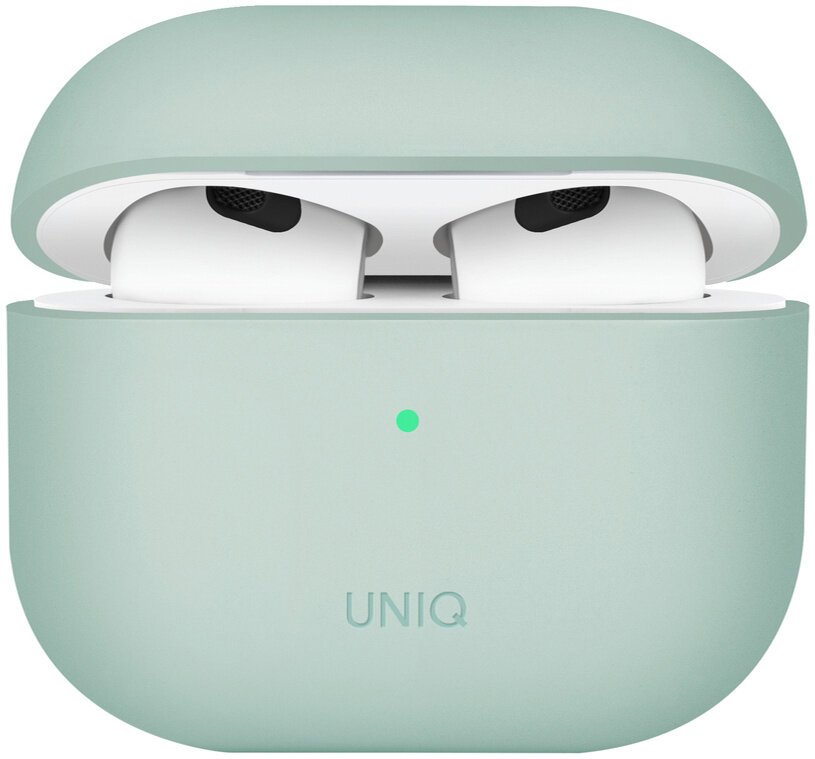 

Чехол Uniq Lino для AirPods 3 AIRPODS(2021)-LINOGRN (мятный)