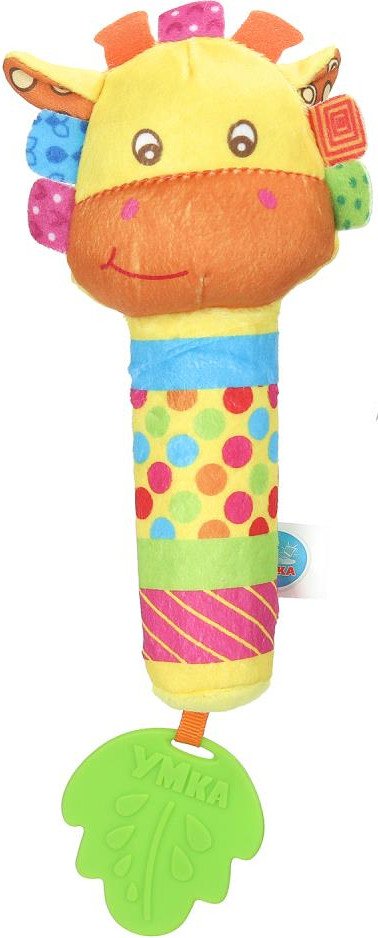 

Погремушка Умка Пищалка жираф UM-JIRAFF-24