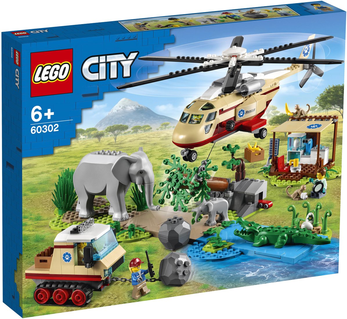 

Конструктор LEGO City 60302 Операция по спасению зверей