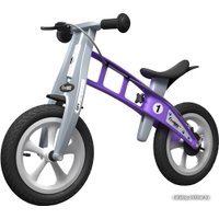 Беговел FirstBIKE Street с тормозом (фиолетовый)