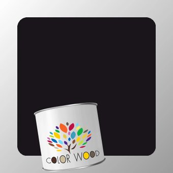 Эмаль Colorwood RAL 9017 (0.45 кг + 225 мл отвердитель)