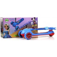 Трехколесный самокат RiverToys HB-105 (темно-синий)