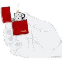 Зажигалка Zippo Classic Metallic Red Zippo Logo 49475ZL